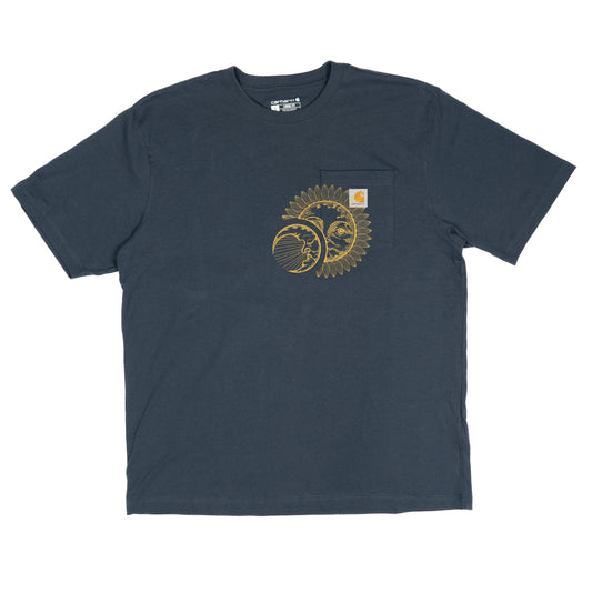 Celestial Carhartt Tee-Blue