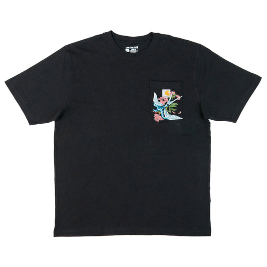 Swallow Carhartt Tee-Black
