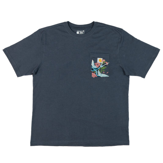 Swallow Carhartt Tee-Blue