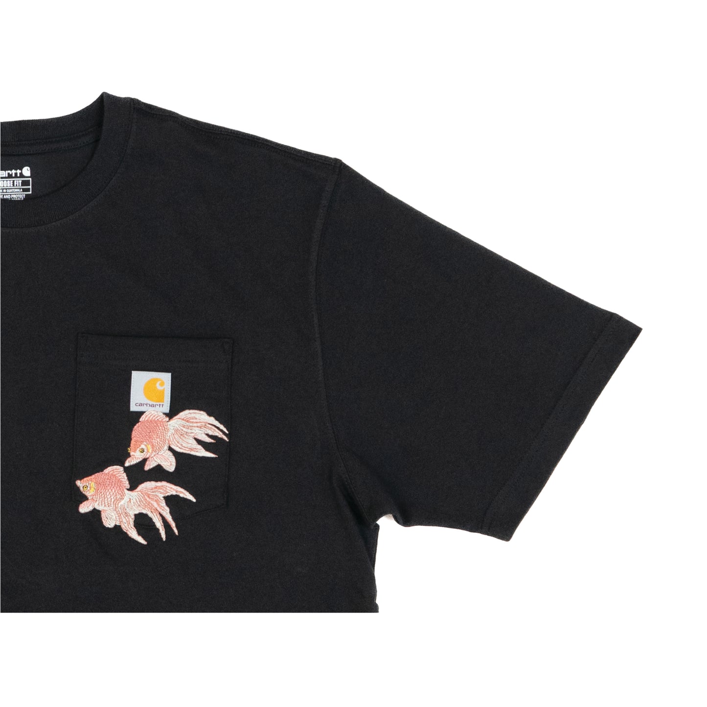 Koi Fish Carhartt Tee-Black