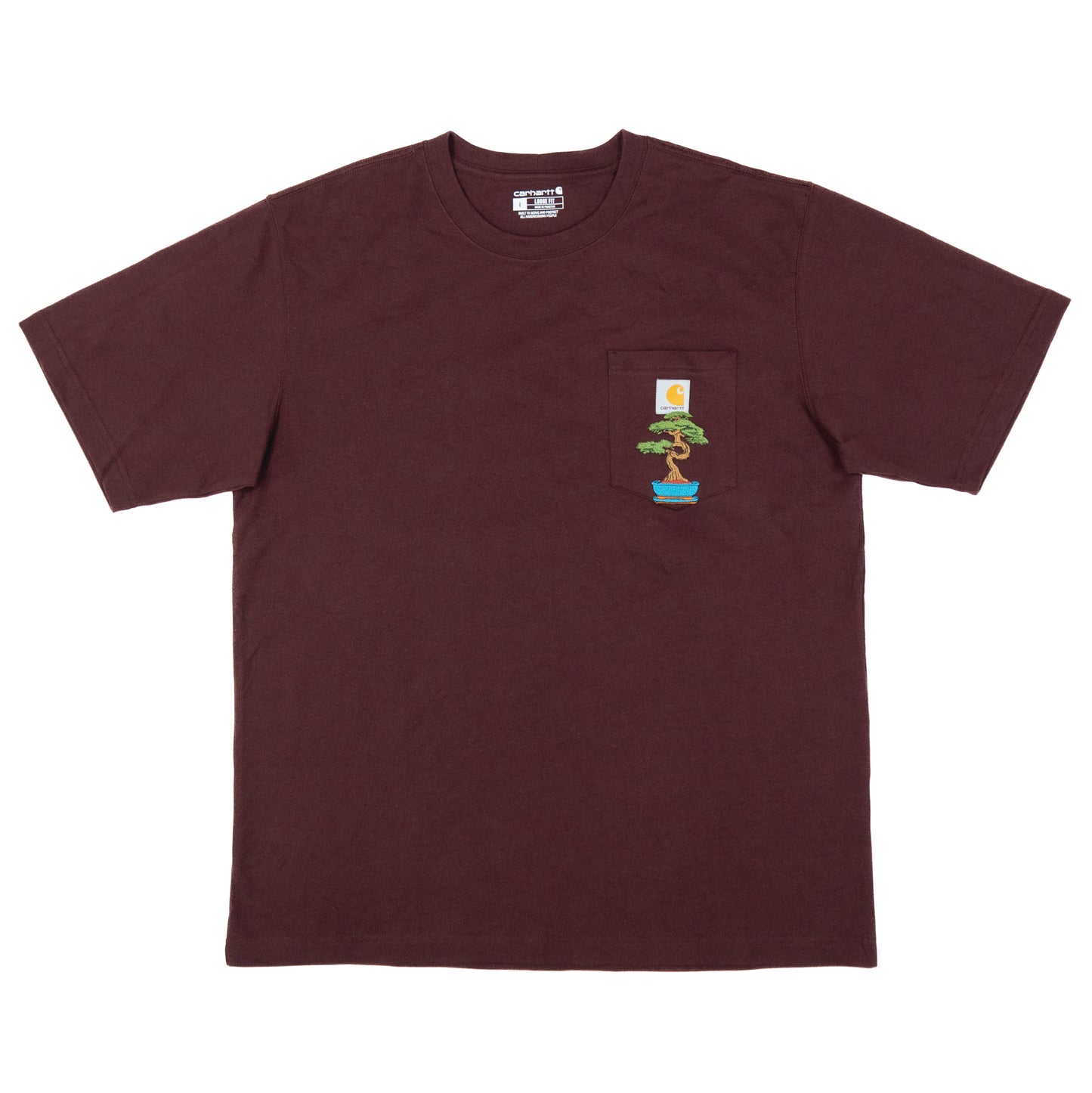 Bonsai Carhartt Tee-Maroon