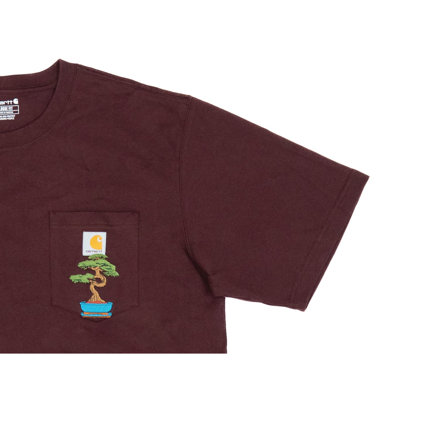 Bonsai Carhartt Tee-Maroon