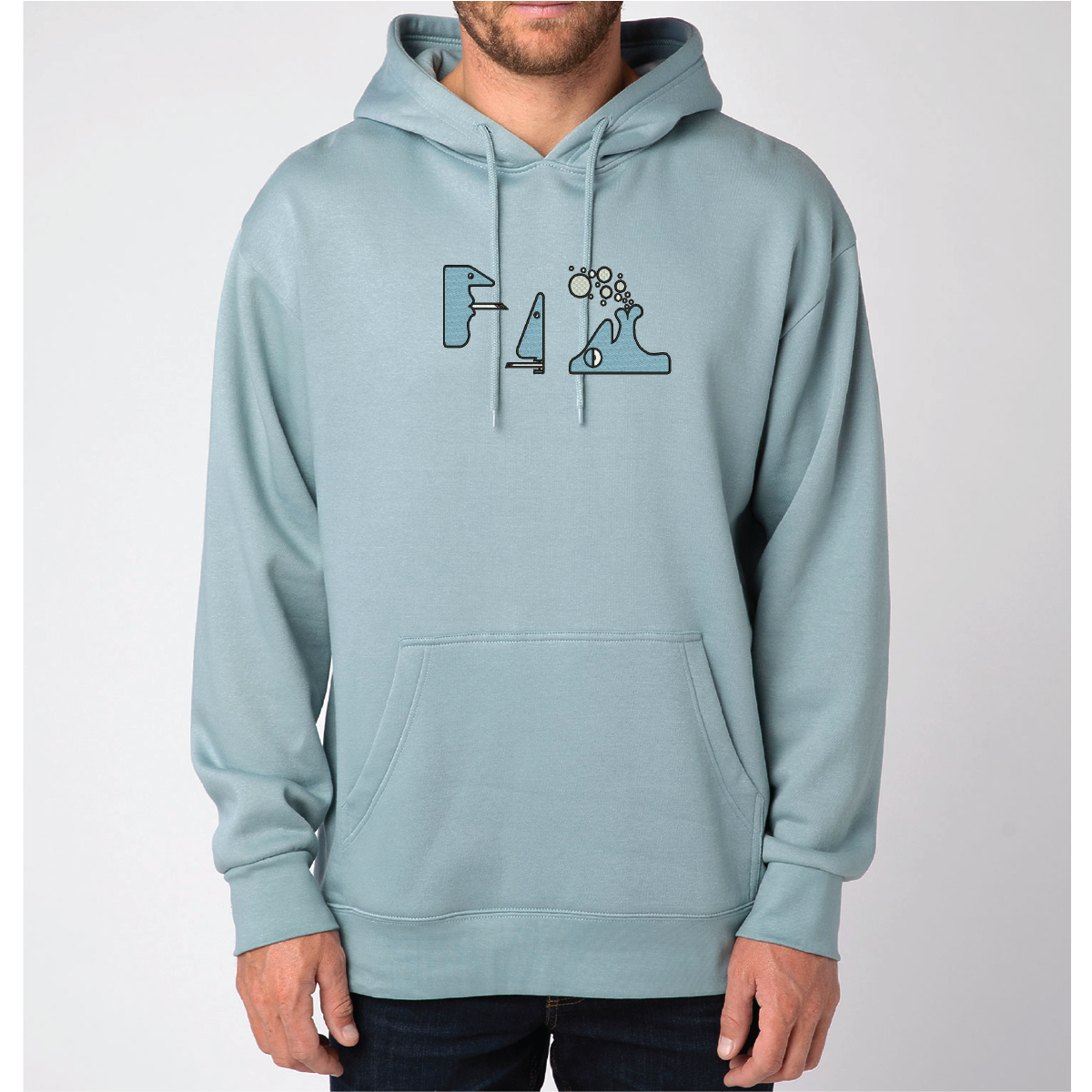 Blue Habitual Hoodie