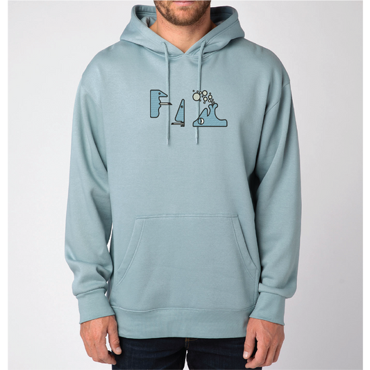 Blue Habitual Hoodie