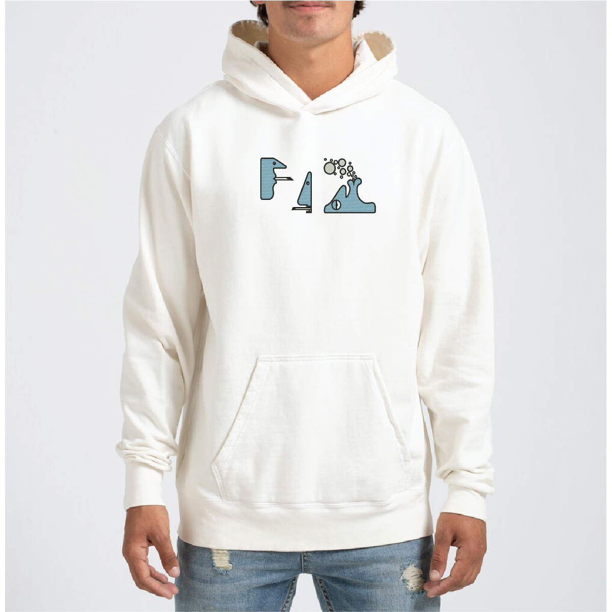 Blue Habitual Hoodie