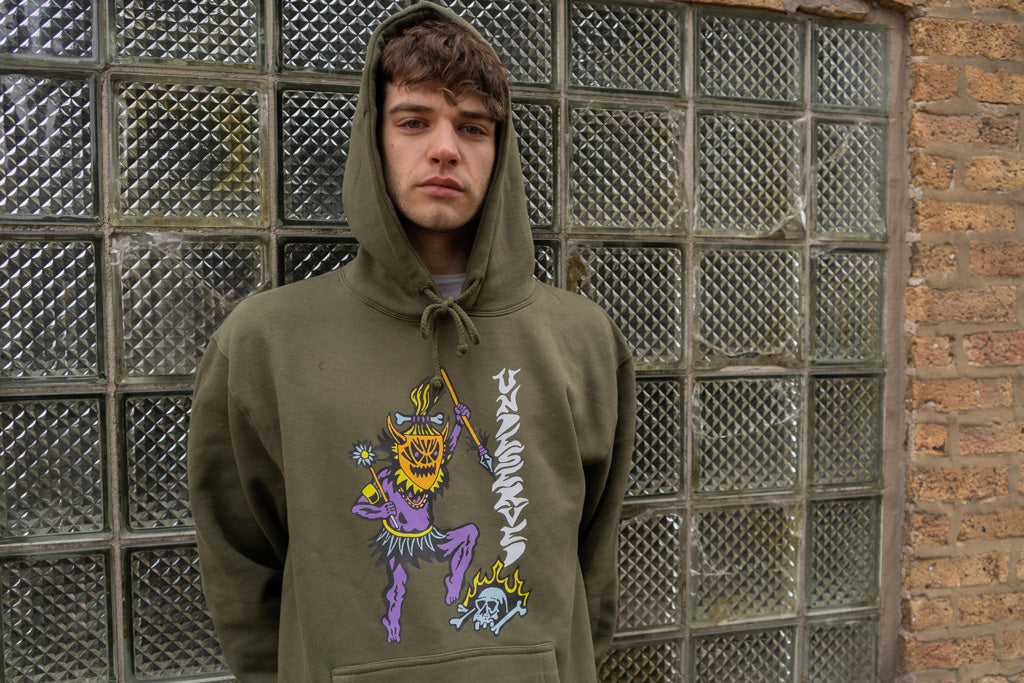 Dewey Tiki Guy Hoodie