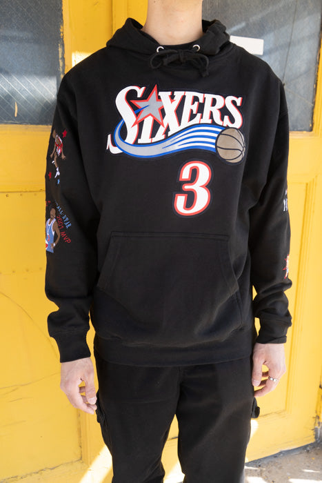 black sixers hoodie