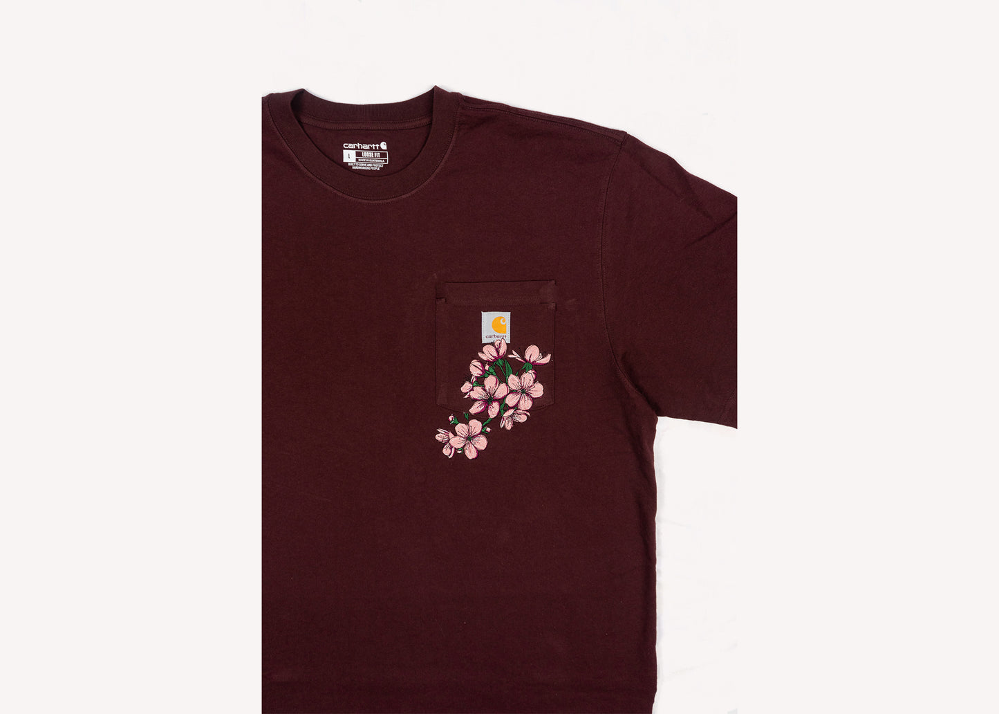 Cherry Branch Carhartt Tee-Maroon