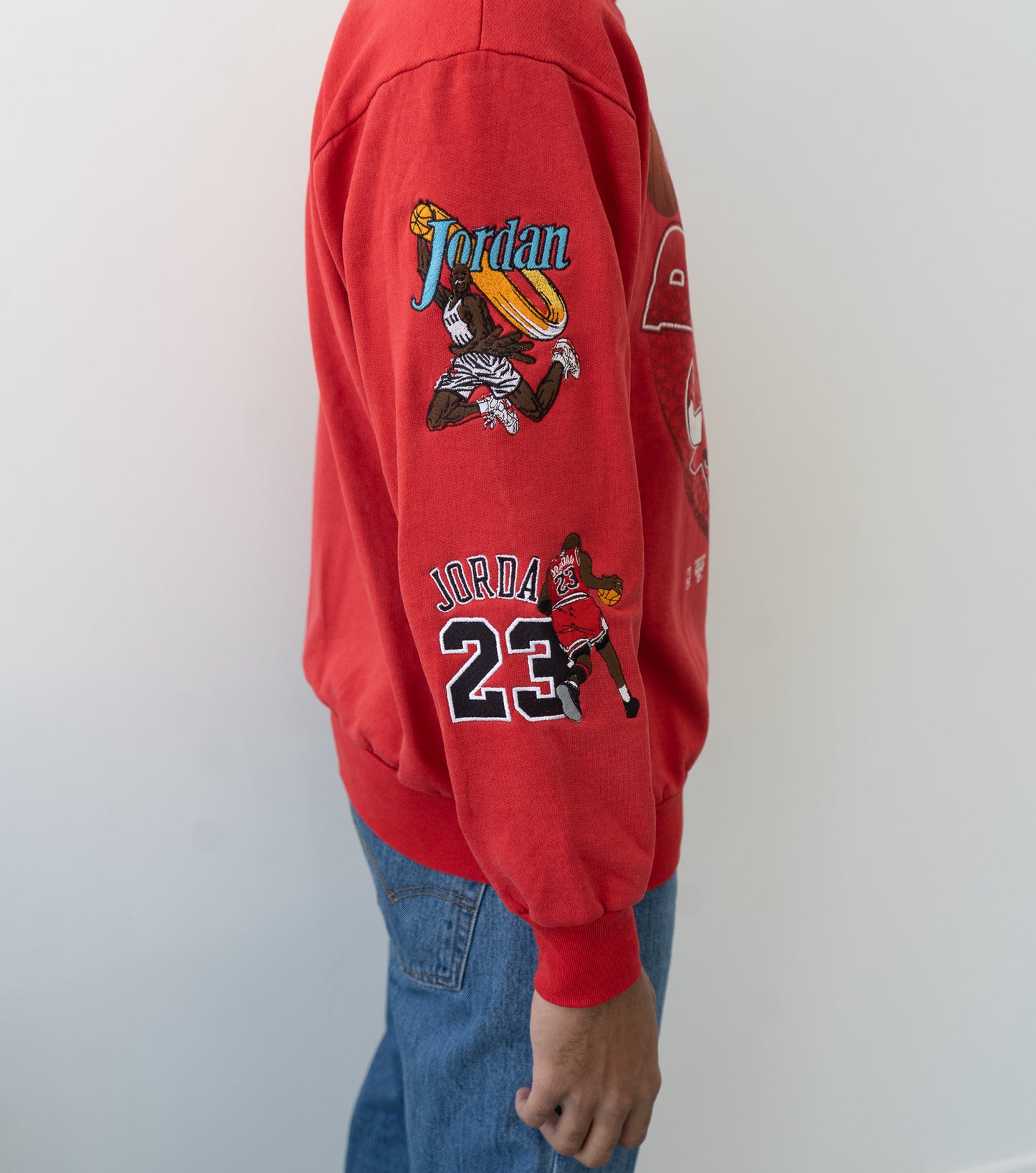 Upcycled Chicago Bulls Crewneck (1993)
