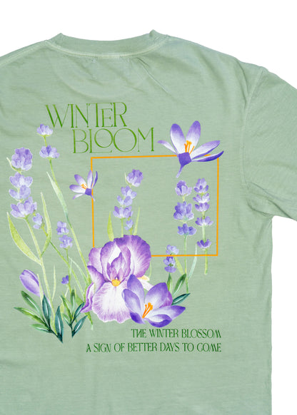 Winter Bloom Tee (Green)