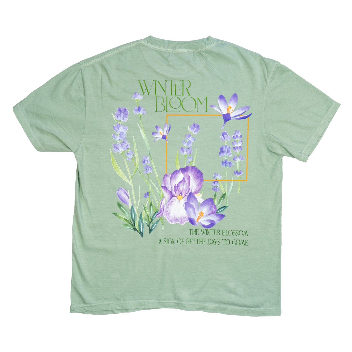 Winter Bloom Tee (Green)